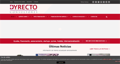 Desktop Screenshot of dyrecto.es