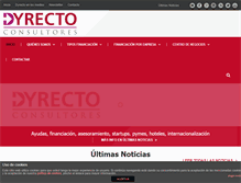 Tablet Screenshot of dyrecto.es
